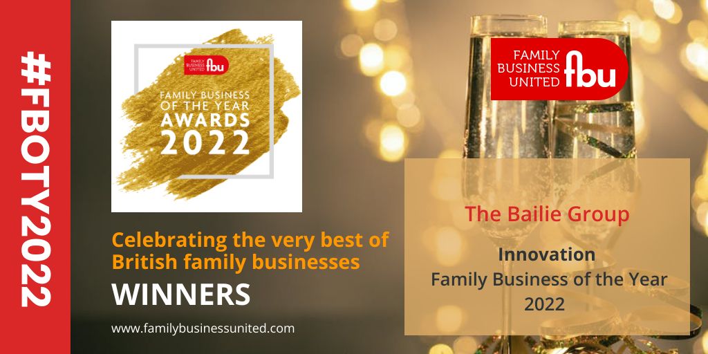 Bailie Group win 'Innovation Family Business of the Year' award!