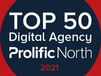 Prolific North - Top 50 Digital Agencies Badge 2021