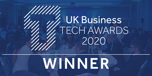 UK Business Tech Awards winner 2020 logo