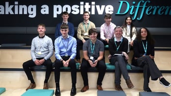 New apprentices recruited by the Bailie Group, including four new recruits for CDS.
